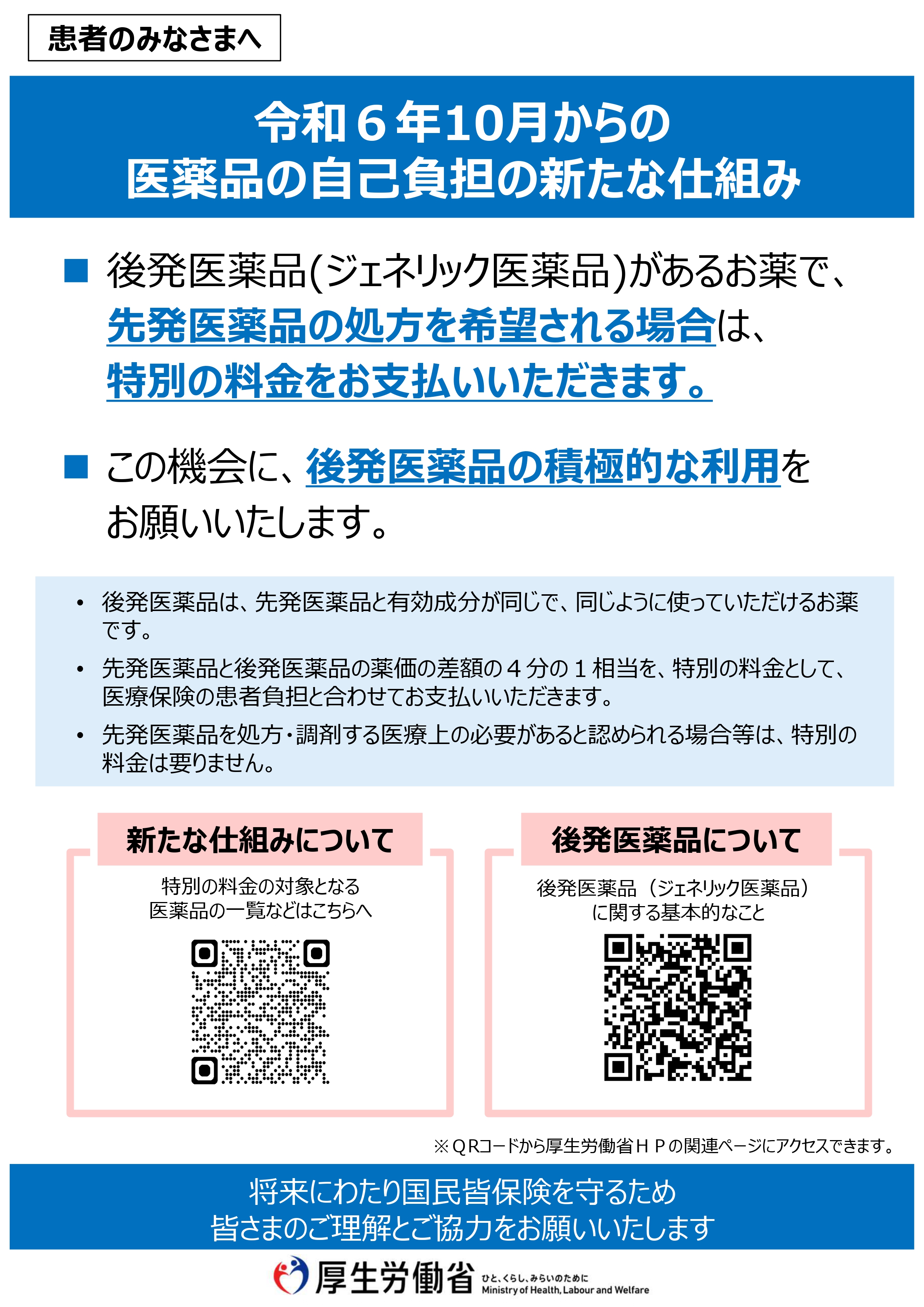 図6 患者のみなさまへ